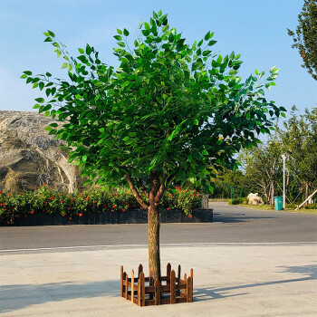 仿真榕树假树仿真大型植物酒店商场婚礼道具许愿树景观树橱窗装饰圆形
