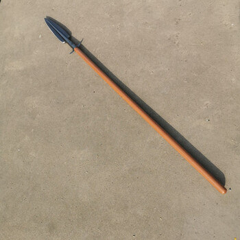 矛头祖鲁矛猎猪矛锻打霸王枪扎枪头矛枪锰钢枪头长矛清漆14米进口木柄