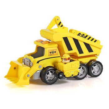 车大救援车系列消防车毛毛儿童生日礼物男女孩玩具终级工程车声光变形