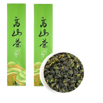 平茗台湾树种高山乌龙茶叶清香型台式阿里山茶冻顶乌龙浓香型多味可选 2台树清香高山茶300克