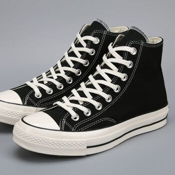 帆布鞋970s高帮奶油头透气男女学生低帮运动休闲情侣平底滑板鞋黑色