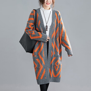 翠尧娄轻奢品牌200斤特大码女装胖mm时尚针织毛衣300加肥加大秋冬开衫