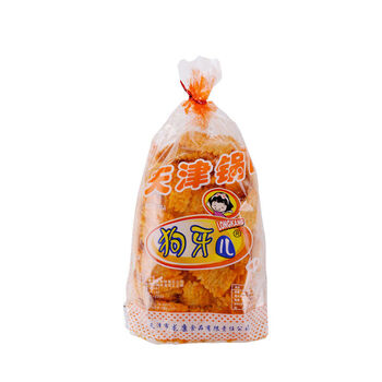 狗牙儿锅巴105g*5袋烧烤味天津特产儿童粗粮零食8090后经典怀旧 狗牙