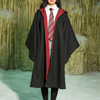 哈利cos魔法波特袍子衣服装联名巫师袍狮蛇学院校服斗篷环球影城送男