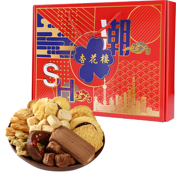 杏花楼糕点心礼盒节日伴手礼送礼品中华老字号上海特产超1斤 上海情610g 上海情610g【高性价比】