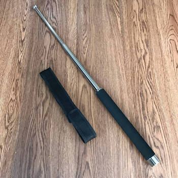 德国进口品质三节棍甩棍防身四节伸缩棍武术搏击用品自卫防身棍甩棒铁