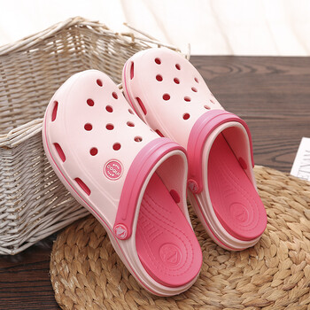 酷趣洞洞鞋女防滑厚底夏沙滩鞋包头拖鞋外穿果冻鞋孕妇凉拖鞋1202糖果