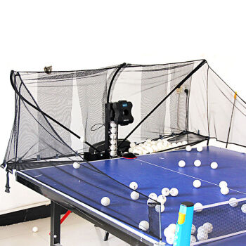 简易乒乓球发球机制作图片