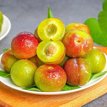 四川五月脆李子 李子5斤装  茵红李脱骨空心李子 青李子 青脆李 新鲜