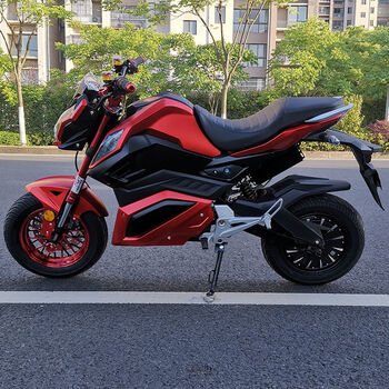 z6电动摩托车m5小猴子电摩电动车成人72v摩托车电瓶车96v小怪兽电光红