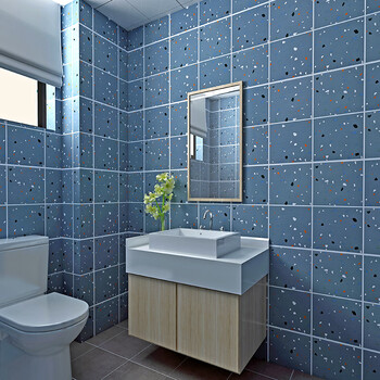 卫生间墙纸自粘防水防潮 卫生间墙贴浴室防水贴纸厕所洗澡间瓷砖贴