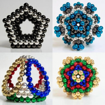 黑枫大号10mm巴克球磁力球响磁魔力珠磁铁球儿童成人减压玩具25mm彩色