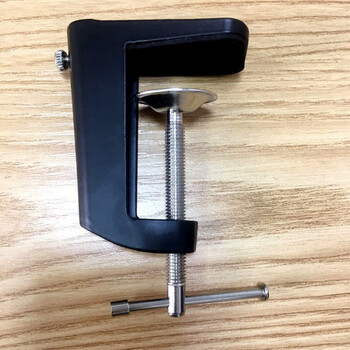 l台灯配件 金属台灯底座 长臂工作台灯 桌边子宿舍 铝合金夹子(能夹