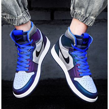 耐克官网aj3男鞋周杰伦同款变色龙高帮篮球鞋 aj高帮 36