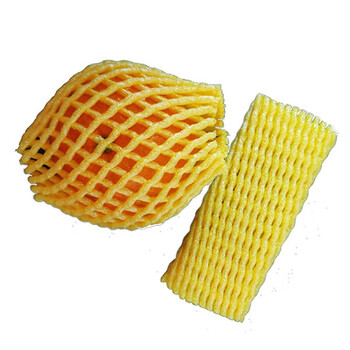 水果网套防震网套苹果网套塑料泡沫保护网套枇杷草莓手工网套黄色手工