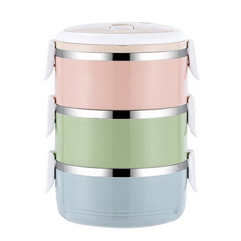 德芝(dezhi) 德芝dezhi 饭盒不锈钢保温盒便当盒餐盒颜色随机wxzmy fh