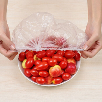 家用一次性保鲜膜套pe保鲜膜套束口保鲜袋一次性保鲜膜套100只装