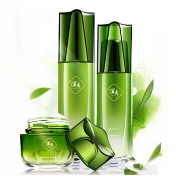 溪秀护肤品护肤套装三件套面膜小绿盒拍拍水乳洗面奶素颜霜眼霜口红