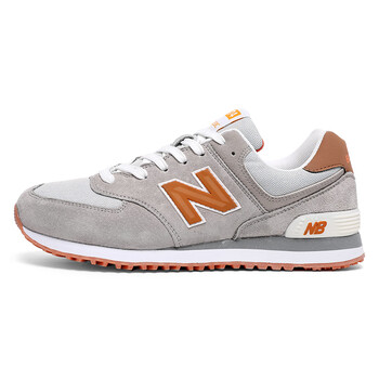 新百伦574系列女鞋灰色n·字鞋女运动鞋春季跑步鞋 深灰黄女 37