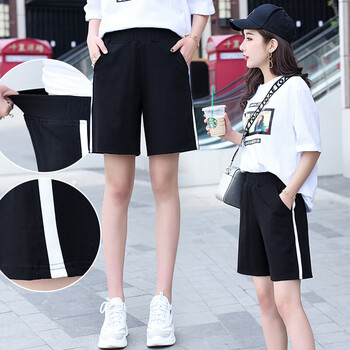 中考运动短裤女中学生中考体育考试训练中裤体考跑步休闲五分裤子088l