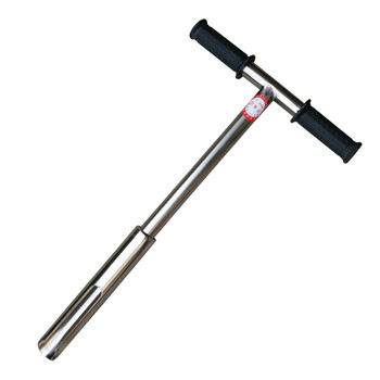 304不锈钢取样器取土钻荷兰钻采样器麻花取土器根钻环刀土钻 刻度 原