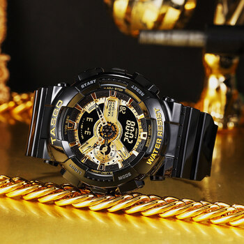 卡西欧联名tasgo运动手表男士防水青少年机械表初高中学生儿童潮流