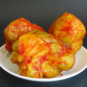 涪陵圆形榨菜400g/5斤涪陵榨菜整颗榨菜头下饭菜调料全形 9斤装【辣味