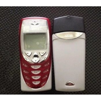 nokia诺基亚8310经典怀旧古董老款备用老人学生手机信号强红色配1电池