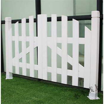 门栅栏门护院门花园门庭院门尺z寸支持定蓝丽雅 白色-单开90宽90高木