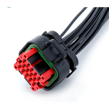 汽车连接器770680-1防水amp接插件母头针座对接线束插头776164-1 14孔