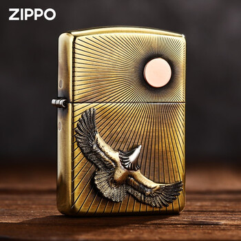 zippo打火机正版 原装正品安第斯鹰 送男友礼物限量版煤油防风打火机