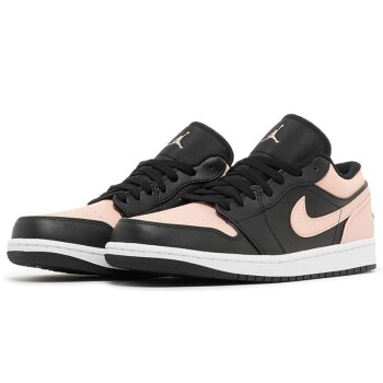 耐克NIKE 男子 篮球鞋 乔1 AIR JORDAN 1 LOW 运动鞋 553558-034黑色