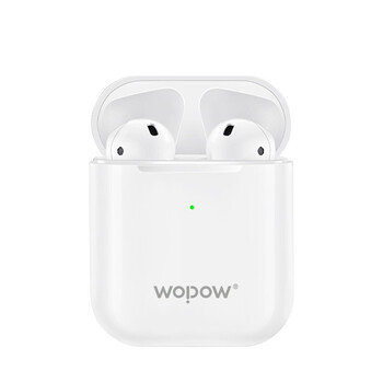 沃品wopow2代升级版蓝牙耳机无线蓝牙耳机airbass白色