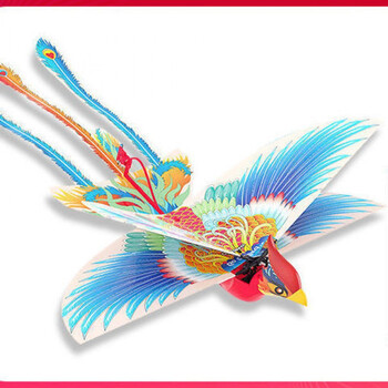 仿翼出头鸟 遥控智能飞鸟 仿翼科技智慧仿生扑翼飞行机器人玩具 凤凰