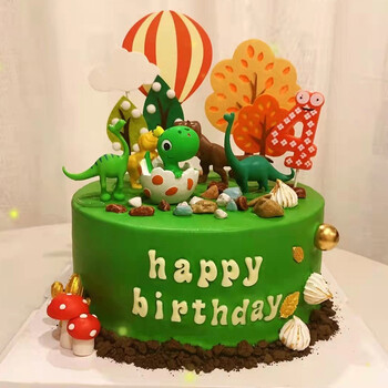 卡诺佳 恐龙生日蛋糕同城配送网红创意定制侏罗纪儿童卡通新鲜水果
