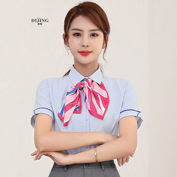 缔鲸(dijing)电信工作服女新款制服中国营业厅马甲衬衫套装外套衬衣工