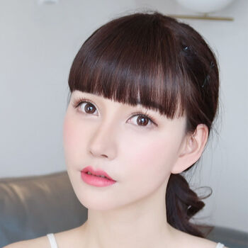 唐妮齐刘海假发女一刀齐仿真发平刘海自然无痕空气假刘海圆脸隐形头帘