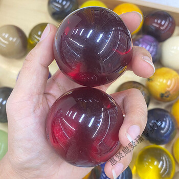 健身球手握手球 二代蜜蜡按摩手球 中老年文玩手转球 血珀【图片 价格