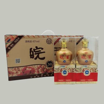 润华年皖酒安徽白酒粮食酒皖酒30年浓香型整箱500ml4瓶405度柔和型500