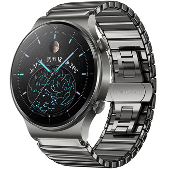 kuqixiang适配华为watch3/3pro new/buds表带手表钛金属保时捷gt3/gt2