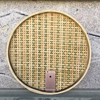 晒菜神器竹编 晒菜竹网长方形竹烧箕竹编厨房箥箕用筛子粗孔农家竹编