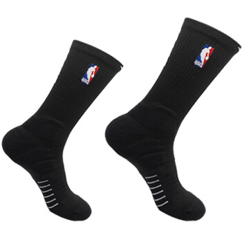 篮球袜男中筒长筒nba运动袜精英袜球员版球袜毛巾底实战袜子黑高筒