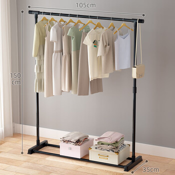 凉衣架晒 加粗款105cm黑色简易款 84446【图片 价格 品牌 报价】-京东