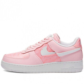 1af1粉白色樱花粉断钩空军一号aj女子运动板鞋dj6904600nike如图36