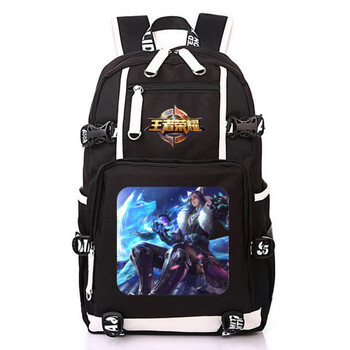 王者荣耀双肩包李白孙悟空诸葛亮赵云游戏背包周边初中小学生书包李白