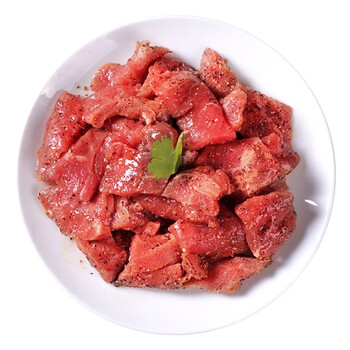 伊赛黑椒牛肉块300g袋谷饲生鲜冷冻牛肉红烧牛肉