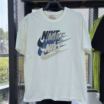 耐克顿男子短袖夏季新款运动休闲四勾印花恤衫母婴