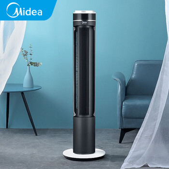 美的midea电风扇落地扇塔扇家用轻音节能遥控大户型电扇无叶风扇客厅
