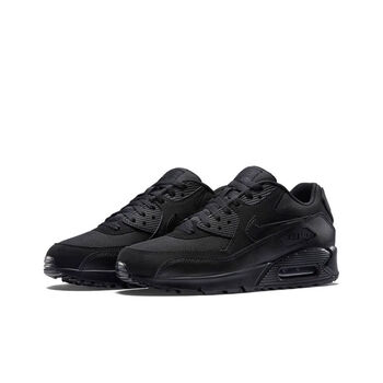 【官方旗舰店】air max 90 essential纯黑 牛仔布面磨砂皮复古气垫鞋