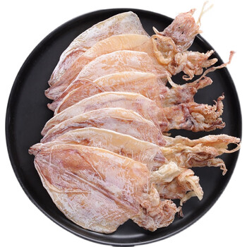 鲜有志a4鱿鱼干货烧烤专用手撕芥末小鱿鱼北海特产淡干整只尤鱼海鲜